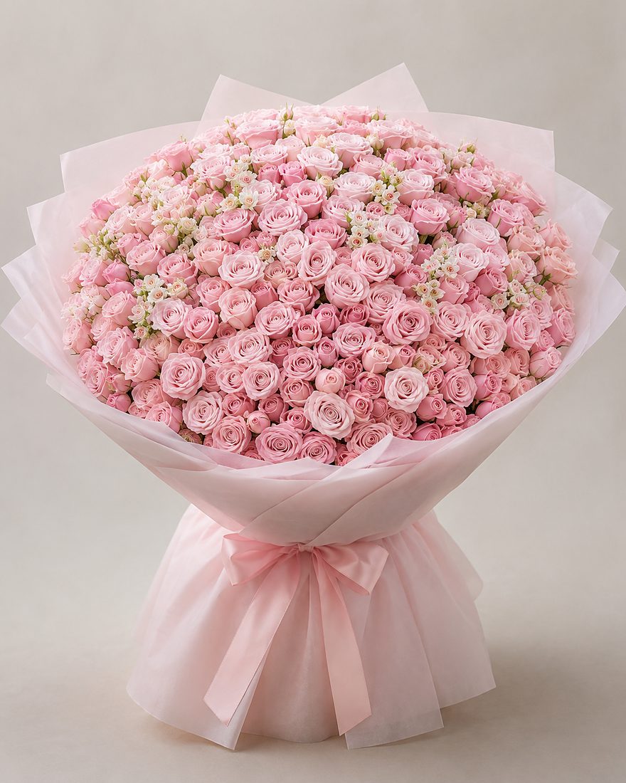 Buchón Rosa Pastel